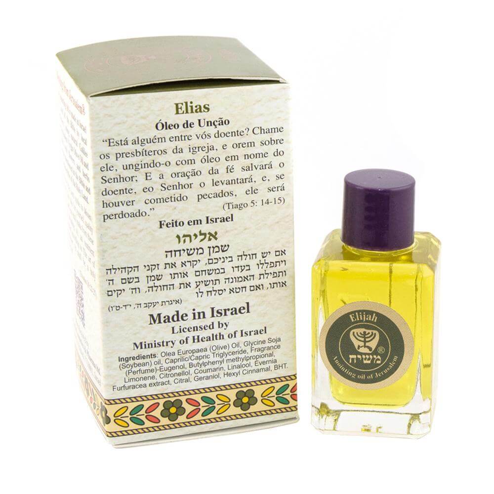 Ein Gedi Anointing Oil Elijah Blessed in Jerusalem from Holy Land 0,4 fl.oz/12ml