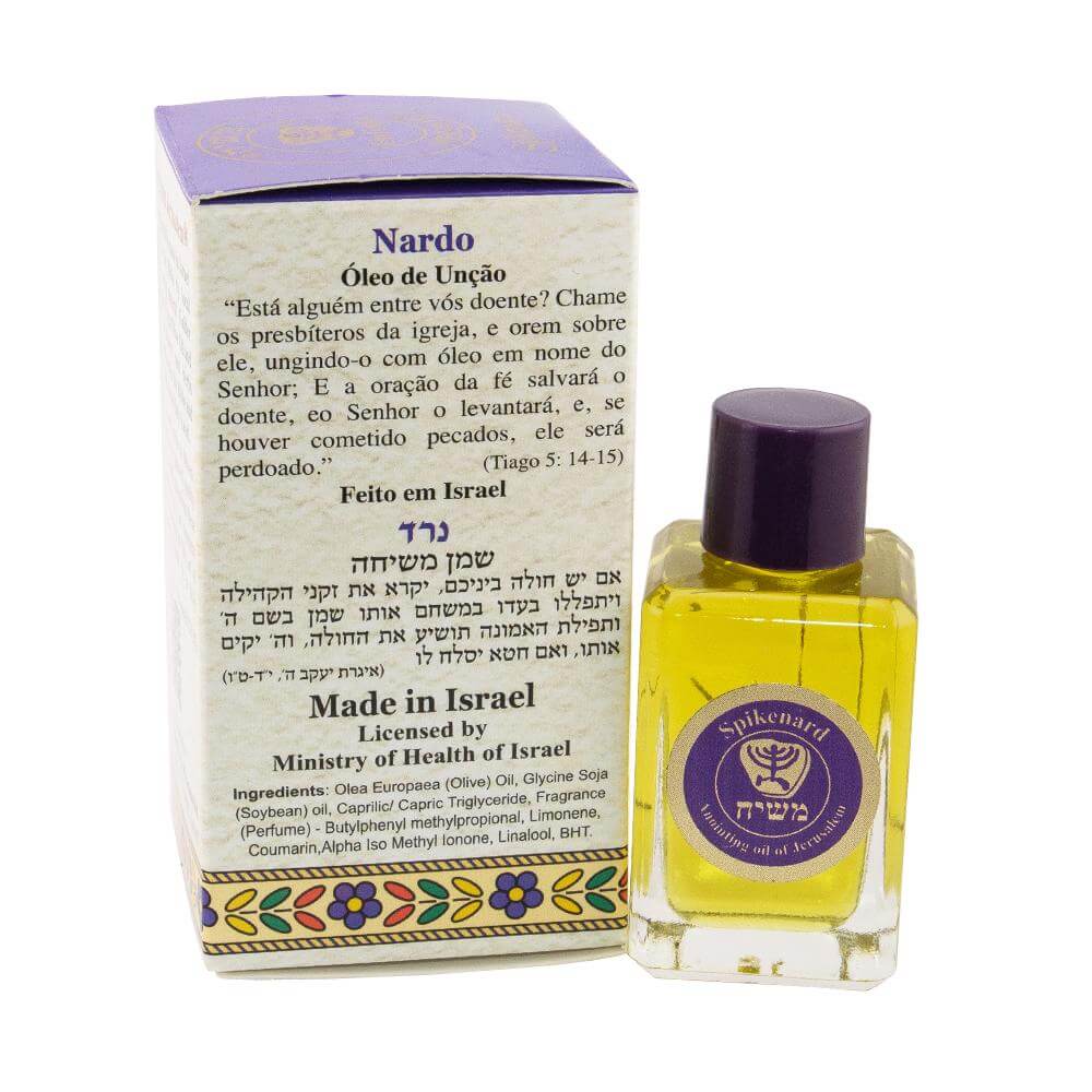 Biblical Spices Anointing Oil Spikenard by Ein Gedi from Holy Land 0,4 fl.oz/12ml