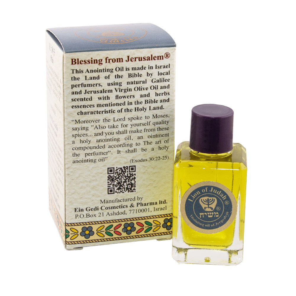 Lion of Judah Anointing Oil by Ein Gedi Biblical Spices Perfume from Holy Land 0,4 fl.oz/12ml
