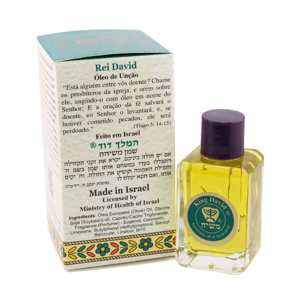 King David by Ein Gedi Anointing Oil Blessed in Jerusalem from Holy Land 0,4 fl.oz/12ml
