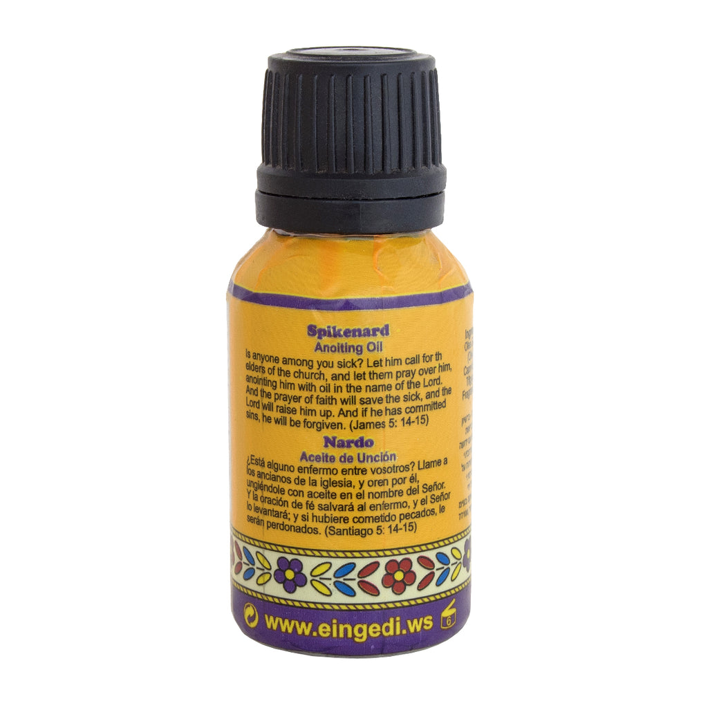 Original Anointing Oil Spikenard from Holy Land by Ein Gedi. Blessed in Jerusalem. 0,5 fl.oz/15ml