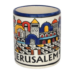 Handmade decorative mug "Jerusalem" Armenian Ceramics, Jerusalem