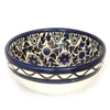 Image of Armenian Ceramic Decorative Bowl 5 inch 12 cm Blue with Flowers