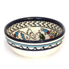 Image of Armenian Ceramic Decorative Bowl 5 inch 12 cm Shalom Peace with Pigeon