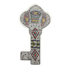 Image of Armenian Ceramic Decorative Key Wall Decor Tabgha 4.13x7.87 inch