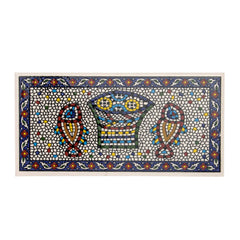 Armenian Ceramic Decorative Tile Wall Decor Tabha (5.91x2.95x0.19 inch)