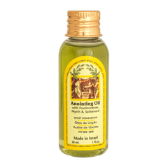 Bottle of Aromatic Anointing Oil with Frankincense, Nard & Myrrh Certified From Holy Land 30/60/100ml
