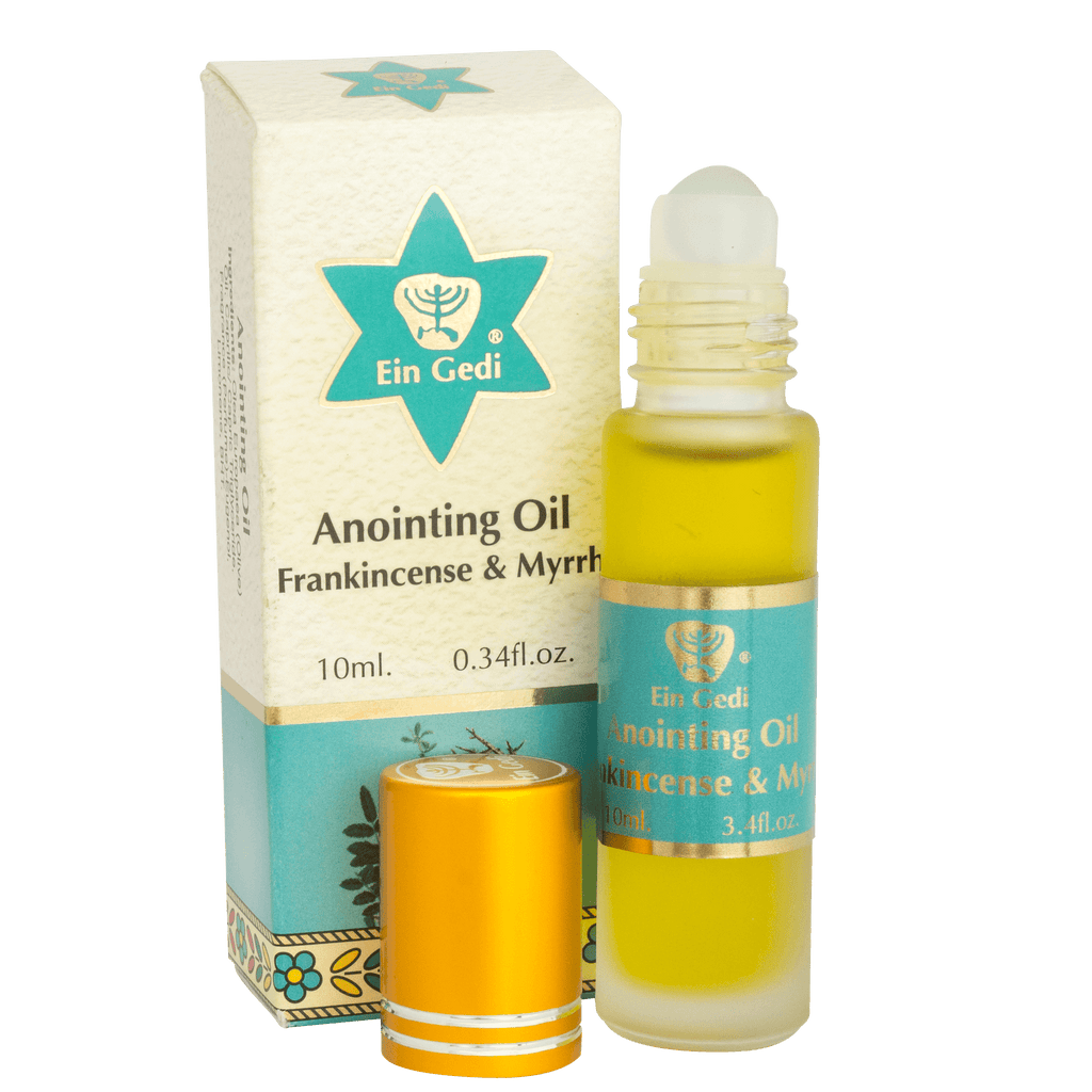 Anointing Oil Frankincense & Myrrh Blessing form Jerusalem by Ein Gedi Holy Land 10 ml