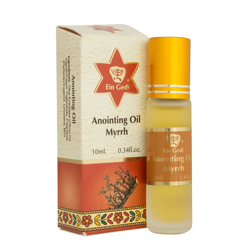 Ein Gedi Holy Anointing Oil with Myrrh Roll-on Essence of Jerusalem the Holy Land 10ml