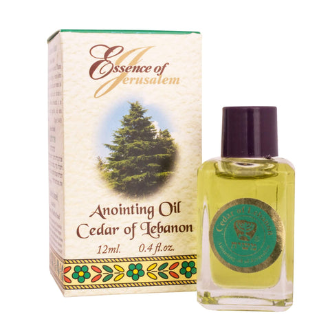 Cedar of Lebanon by Ein Gedi Anointing Oil Blessed in Jerusalem 0,4 fl.oz/12ml