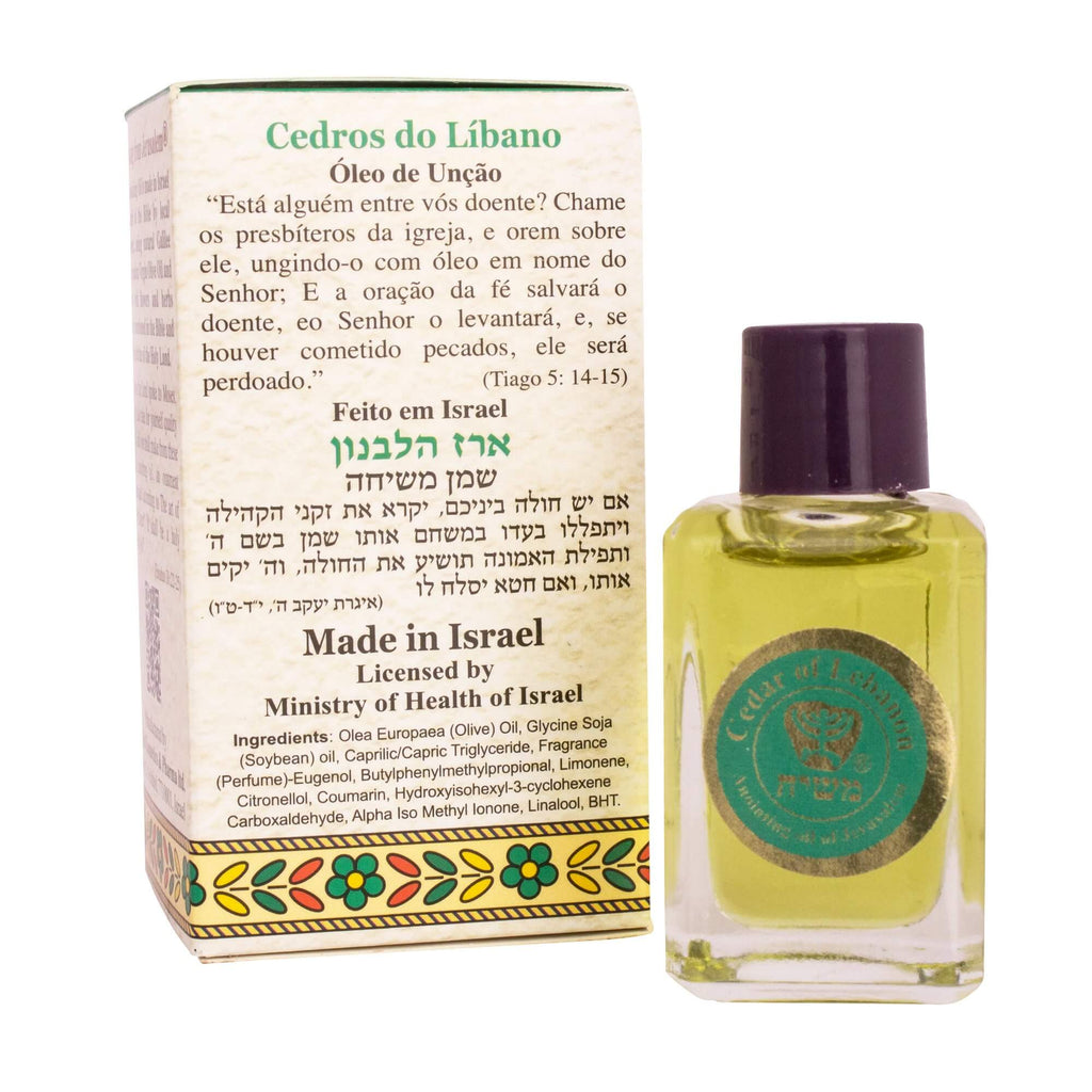 Cedar of Lebanon by Ein Gedi Anointing Oil Blessed in Jerusalem 0,4 fl.oz/12ml