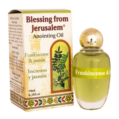 Authentic Anointing Oil Frankincense & Jasmine by Ein Gedi Blessed from Jerusalem 0,34 fl.oz/10 mlAuthentic Anointing Oil Frankincense & Jasmine by Ein Gedi Blessed from Jerusalem 0,34 fl.oz/10 ml