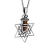 Image of Pendant Star of David w/ Peace of the Jesus Boat Legacy Connective Element