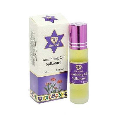 Spikenard Blessed Anointing Oil Roll-on Bottle by Ein Gedi from Jerusalem the Holy Land - Holy Land Store