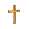 Image of Hand Made Olive Wood Cross from Jerusalem the Holy Land 4.8"/12.2 cm - Holy Land Store