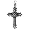 Image of Body Cross Silver 925 Pendant Necklace from Jerusalem 5 cm (2") - Holy Land Store