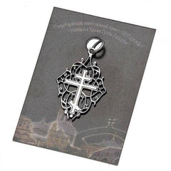 Body Cross Silver 925 Pendant Necklace Consecrated in HolySepulchre 1