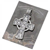 Image of Body Cross Silver 925 Pendant Necklace Consecrated in Holy Sepulchre 1,5" /4 cm