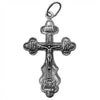 Image of Body Cross Silver 925 Pendant Necklace Consecrated in HolySepulchre 1.6"/ 4.2 cm