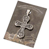 Image of Body Cross Silver 925 Pendant Necklace Consecrated in HolySepulchre 1,4" - Holy Land Store