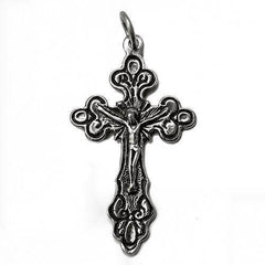 Body Cross Silver 925 Pendant Necklace Consecrated in HolySepulchre 1.3