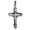 Image of Body Cross Silver 925 Pendant Necklace from Jerusalem 5 cm (2") - Holy Land Store
