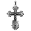Image of Body Cross Silver 925 Pendant Necklace from Jerusalem 5,5 cm (2") - Holy Land Store