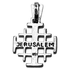 Body Jerusalem Cross Silver 925 Pendant Consecrated in HolySepulchre 0.9