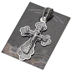 Body Cross Silver 925 Pendant Necklace Consecrated in Holy Sepulchre 2