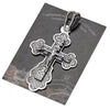 Image of Body Cross Silver 925 Pendant Necklace Consecrated in Holy Sepulchre 2" - Holy Land Store