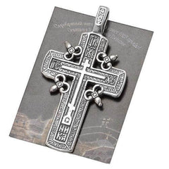 Body Cross Silver 925 Pendant Necklace from Jerusalem 5,3 cm (2,1