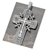 Image of Body Cross Silver 925 Pendant Necklace from Jerusalem 5,3 cm (2,1") - Holy Land Store