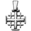 Image of Body Jerusalem Cross Silver 925 Pendant Consecrated in HolySepulchre 0.9"/ 2.2cm