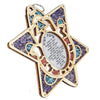 Image of Home Blessing Star of David Hand made with Semi-Precious Stones Jerusalem 5.3``