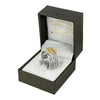 Image of Kabbalah Ring w/ Hamsa and Prayer Ana Bekoach Sterling Silver & Gold 9K Amulet