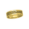 Image of King Solomon's Ring Engraved And This Too Shall Pass Sterling Silver Amulet (6-13 size)
