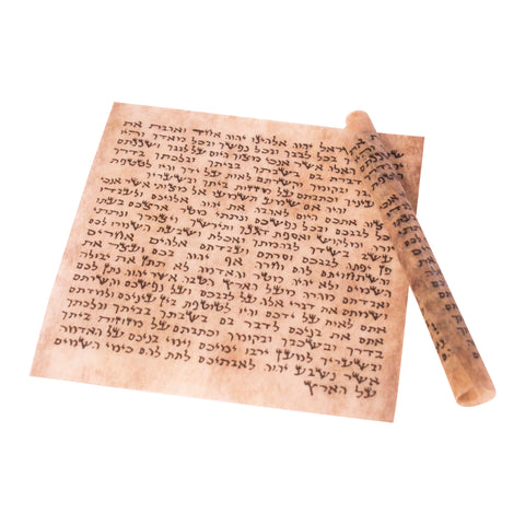 Lot of 10 pcs Non Kosher Mezuzah Scroll klaf on Parchment Paper Mezuzah Case 6"-2