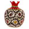 Image of Decorative Ceramic Pomegranate Handmade Flowers Pottery Enamel Pottery 6.5"/16cm-1