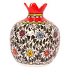 Image of Decorative Ceramic Pomegranate Handmade Flowers Pottery Enamel Pottery 6.5"/16cm