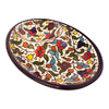 Image of Armenian Ceramic Oval Bowl Pottery Colourful Handmade 7"x5"