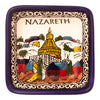 Image of Nazareth Ceramic Square Bowl Armenian Décor Mosaic Enamel Colourful-1