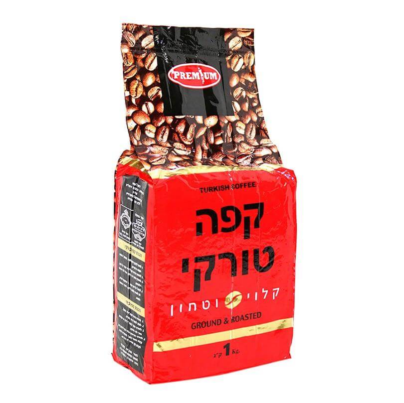 Israel Elite Ground Black Turkish coffee Kosher 100g Tasety Aroma