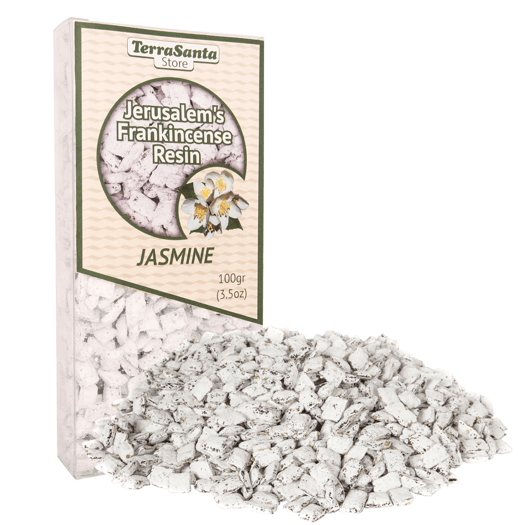 Aromatic Frankincense Resin Tears Incense JASMINE Burner Jerusalem 3,5oz (100 gr)