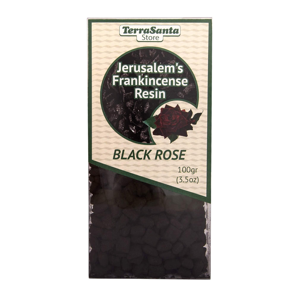 Aromatic Frankincense Resin Tears Incense Black Rose Burner Jerusalem 3,5oz (100 gr)