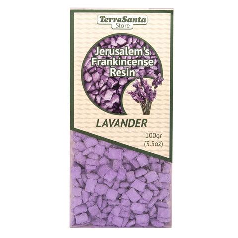 Aromatic Frankincense Resin Tears Incense LAVENDER Burner Jerusalem 3.5oz / 100g