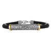 Image of Men's Kabbalah Bracelet The Prayer of Ascension Sterling Silver & Gold 9K