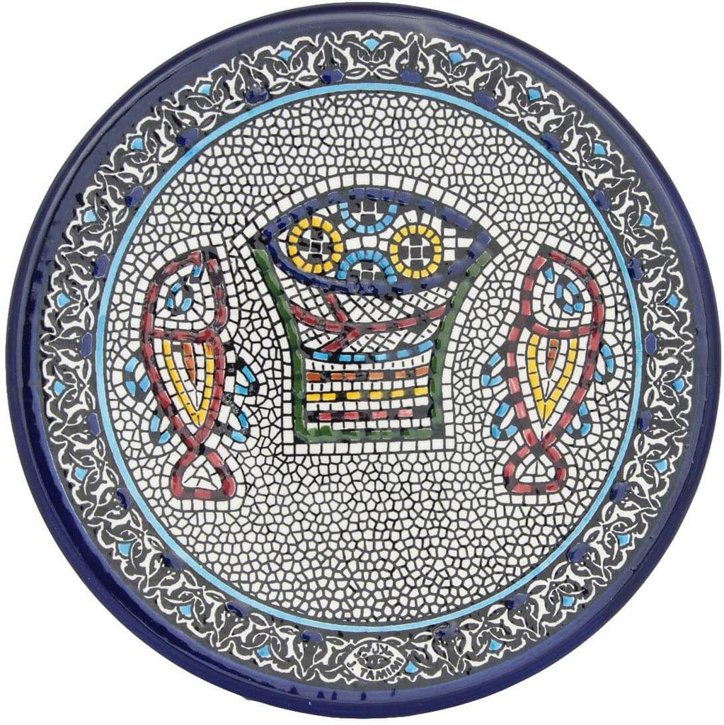 Armenian Ceramic Decorative Plate Tabgha (3,35")