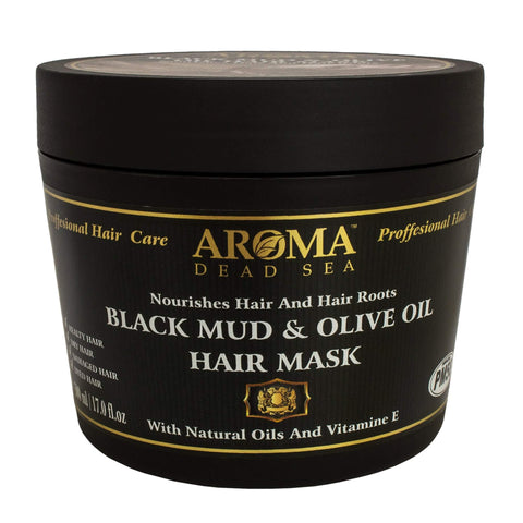 Hair Care Mask with Black Mud & Olive Oil from Aroma Dead Sea 17 fl.oz