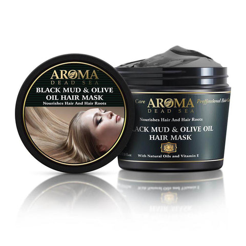 Hair Care Mask with Black Mud & Olive Oil from Aroma Dead Sea 17 fl.oz