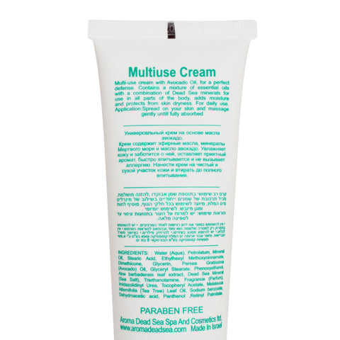 Multi-use Cream w/ Avocado Oil Vitamin E Aroma Dead Sea Minerals 3.38fl.oz/100ml